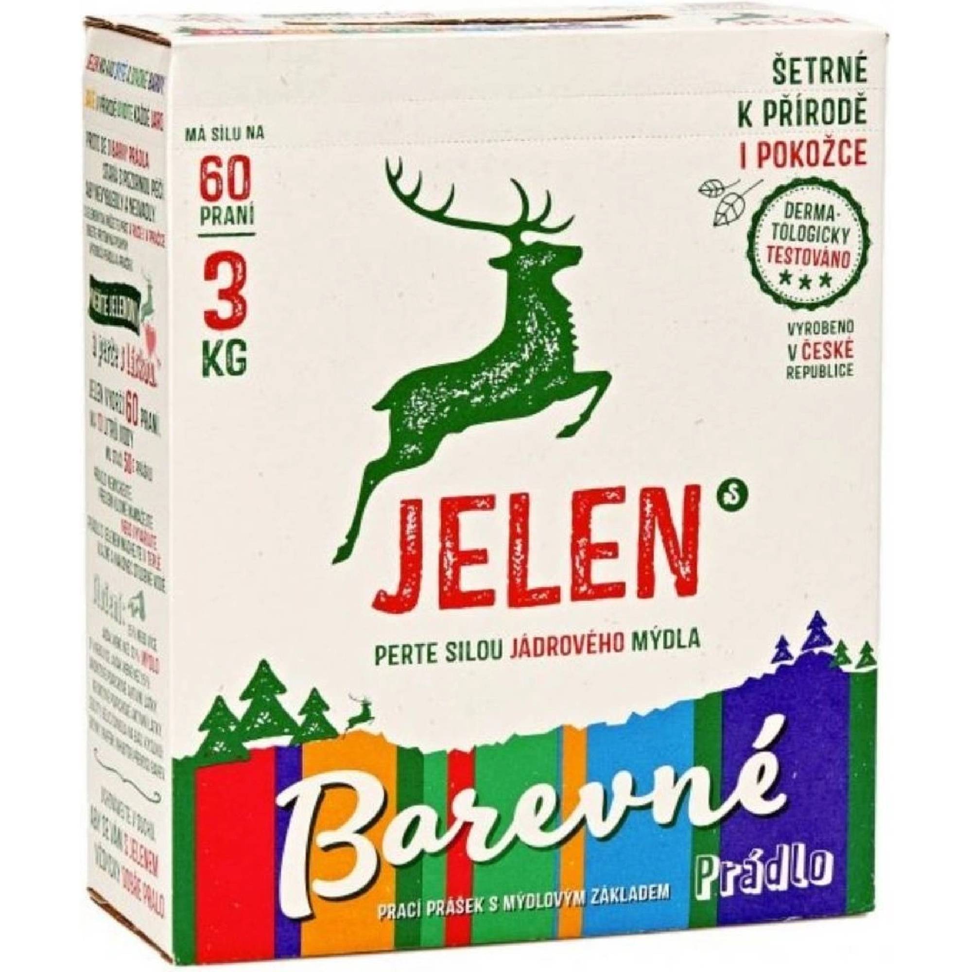 Test Jelen prací prášek na barevné prádlo Recenze Jelen prací prášek na barevné prádlo