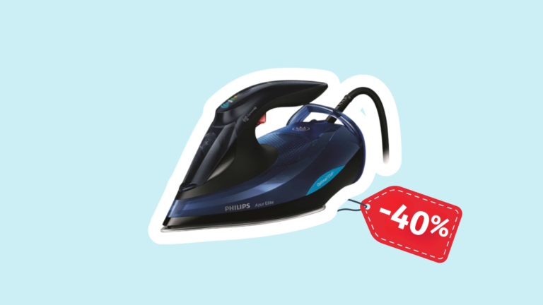 40% sleva na oblíbenou žehličku Philips: Umí napařovat a&nbsp;je plná praktických funkcí