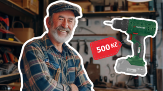 Nejlevnější vrtačka Parkside stojí jen 500&nbsp;Kč, přesto může skvěle posloužit