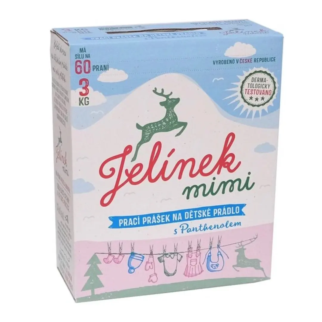 Prací prášek na dětské prádlo Jelínek mimi Prací prášek na dětské prádlo Jelínek mimi