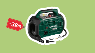 Všestranný pomocník 2&nbsp;v&nbsp;1&nbsp;od Parkside: Aku kompresor s&nbsp;pumpou PKA 20-Li B2&nbsp;je o&nbsp;38&nbsp;%&nbsp;levnější!