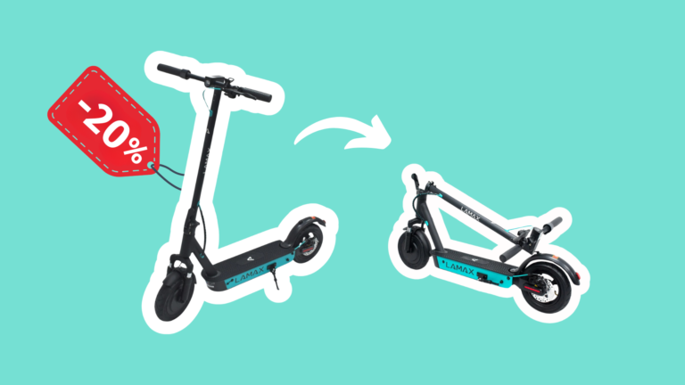 Elektrickou koloběžku LAMAX složíte za 3 sekundy: Právě teď ji můžete mít s 20% slevou! Elektrickou koloběžku LAMAX složíte za 3 sekundy: Právě teď ji můžete mít s 20% slevou!