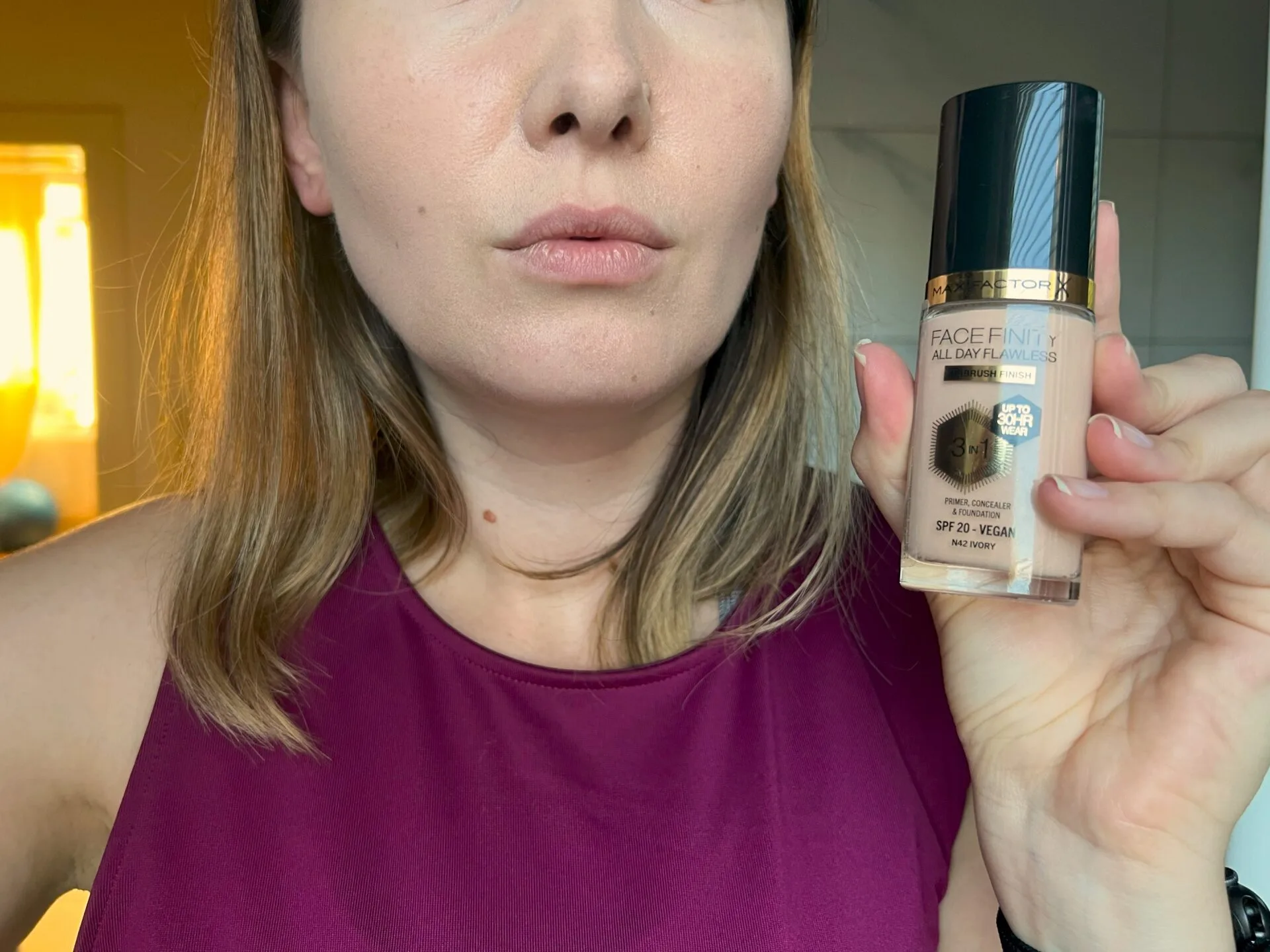Max Factor po 8hodinovém testu Max Factor po 8hodinovém testu