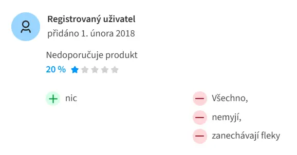 Hodnocení na portálu heureka.cz Hodnocení na portálu heureka.cz