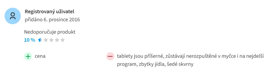 Hodnocení na portálu heureka.cz Hodnocení na portálu heureka.cz