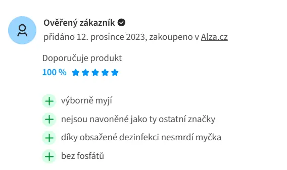 Hodnocení na portálu heureka.cz Hodnocení na portálu heureka.cz