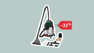 Tepovač Parkside pro mokré i&nbsp;suché čištění teď pořídíte se slevou 33&nbsp;%!