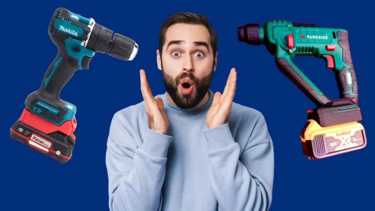 Nářadí Parkside s baterií Bosch a Makita s baterií DeWalt? S těmito adaptéry to není problém Nářadí Parkside s baterií Bosch a Makita s baterií DeWalt? S těmito adaptéry to není problém