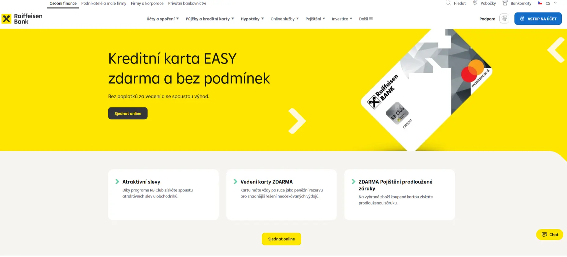 Kreditní karta EASY Kreditní karta EASY