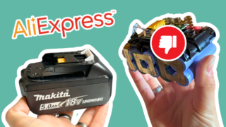 Baterie „Makita 5&nbsp;Ah“ z&nbsp;AliExpressu je podvod: Skutečná kapacita je výrazně nižší