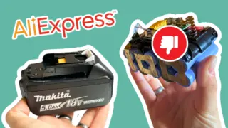 Baterie „Makita 5&nbsp;Ah“ z&nbsp;AliExpressu je podvod: Skutečná kapacita je výrazně nižší