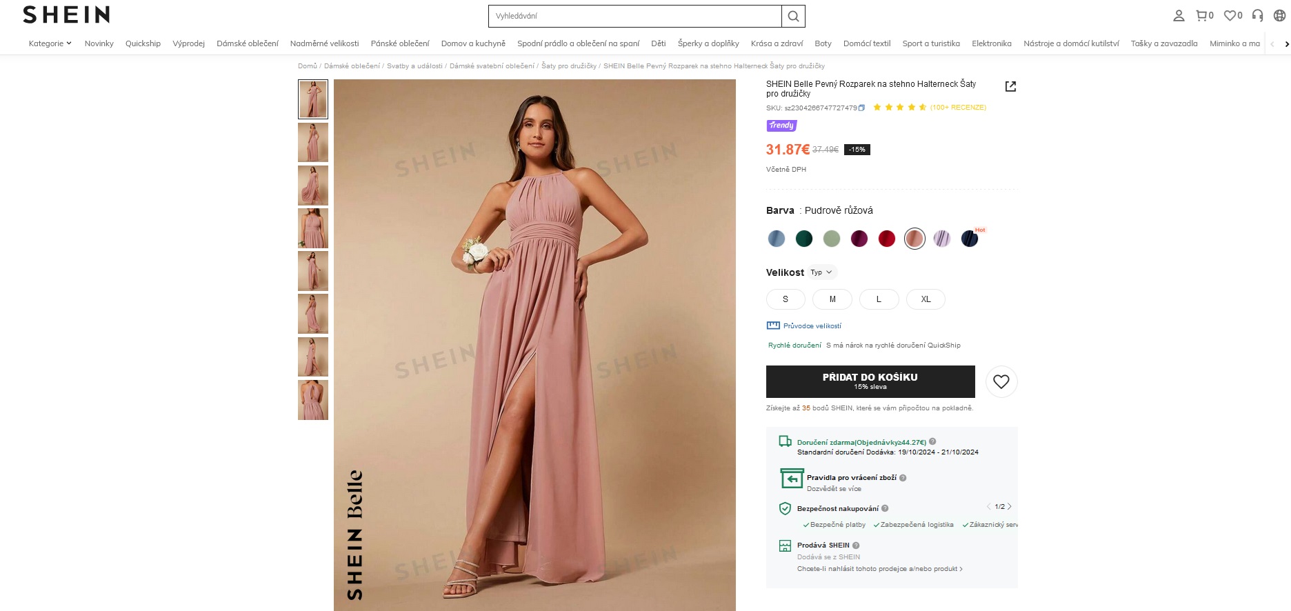Za velmi příznivou cenu tak můžete nakoupit zajímavé modely (zdroj: shein.com)