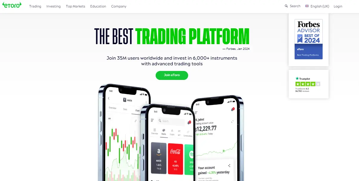 Web eToro Web eToro