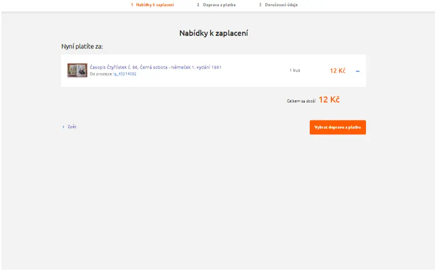 Časopis se podařilo vydražit za 12 Kč Časopis se podařilo vydražit za 12 Kč