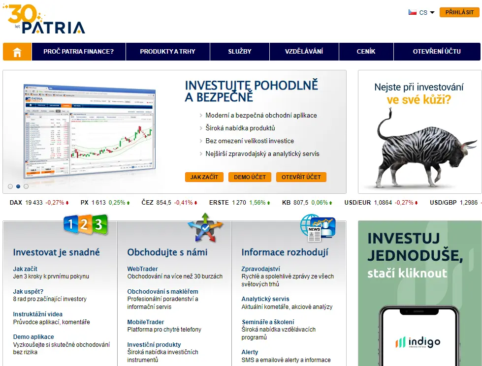 Web Patria Finance Web Patria Finance