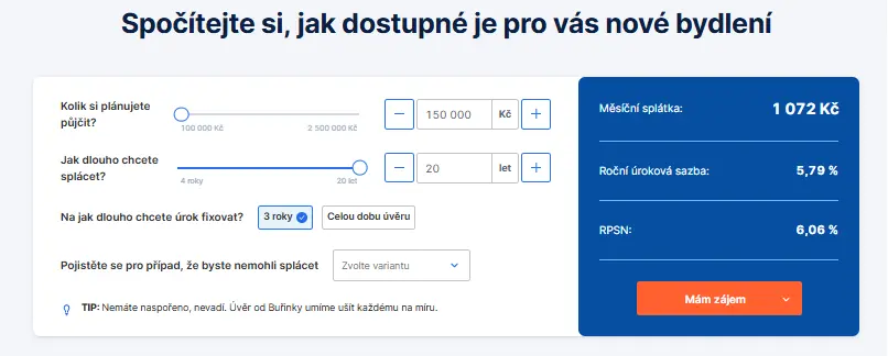 Česká spořitelna kalkulačka Česká spořitelna kalkulačka