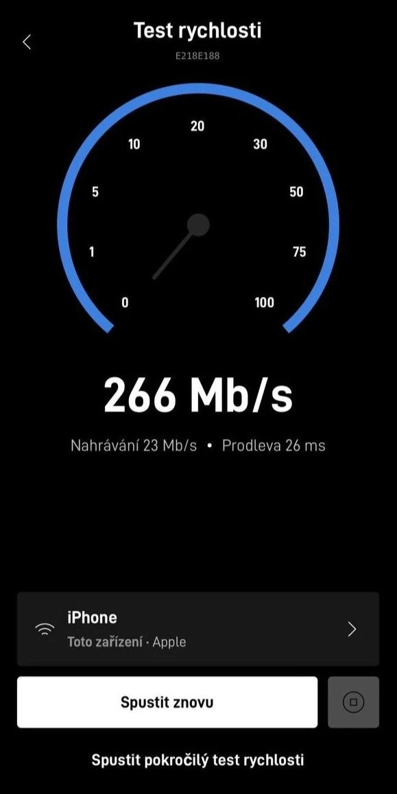 Se Starlink dosáhnete až na rychlost stahování 260 Mb/s Se Starlink dosáhnete až na rychlost stahování 260 Mb/s