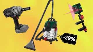 Sleva dne: Oblíbený tepovač Parkside je o&nbsp;29&nbsp;%&nbsp;levnější, zlevněn i&nbsp;utahovák a&nbsp;laser