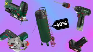 Parkside se slevou až 40&nbsp;%: V&nbsp;akčním letáku najdete aku vrtačku, přímočarou pilu nebo kompresor