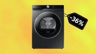 Sleva dne: Sušička Samsung je o&nbsp;36&nbsp;%&nbsp;levnější, kvalitě sušení napomáhá AI
