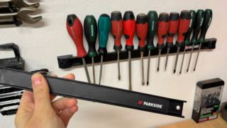 Tip do dílny: Magnetické lišty Parkside pomohou zorganizovat prostor během chvilky
