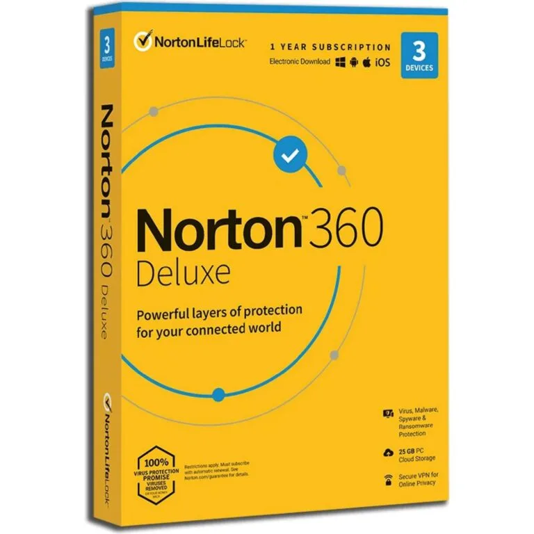 Test Norton 360 Deluxe Recenze Norton 360 Deluxe