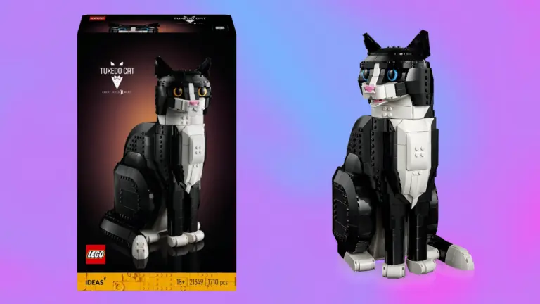 LEGO pro milovníky koček: Tuxedo Cat potěší nadšence i&nbsp;alergiky