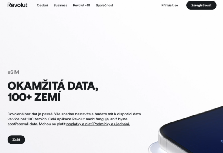 Revolut homepage
