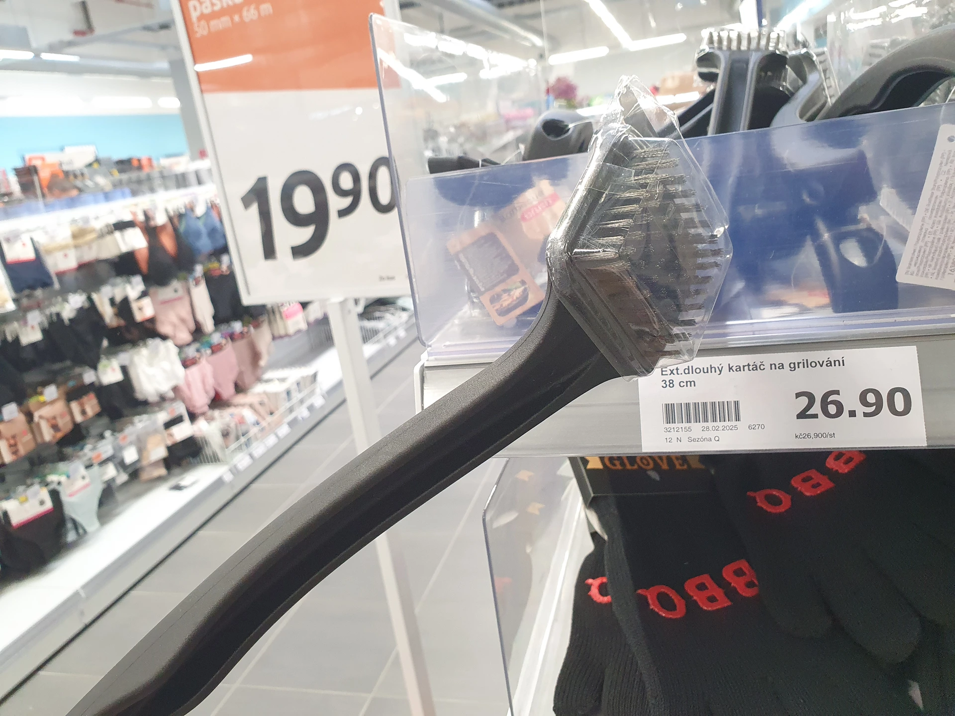 Dlouhý kartáč na gril