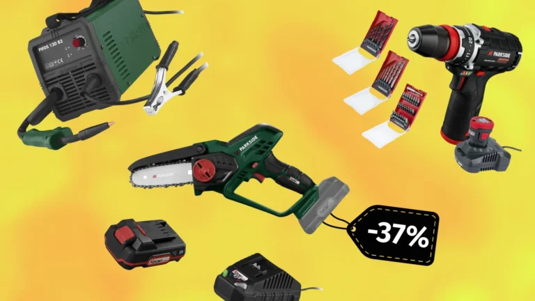 Parkside se slevou až 37&nbsp;%: Aku vrtací šroubovák Performance, oblíbená řetězová pila i&nbsp;svářečka
