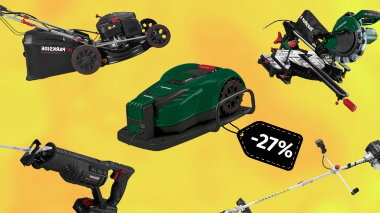 Robotická sekačka Parkside i&nbsp;s&nbsp;garáží za 8&nbsp;000&nbsp;Kč: Připravili jsme přehled nejzajímavějších slev