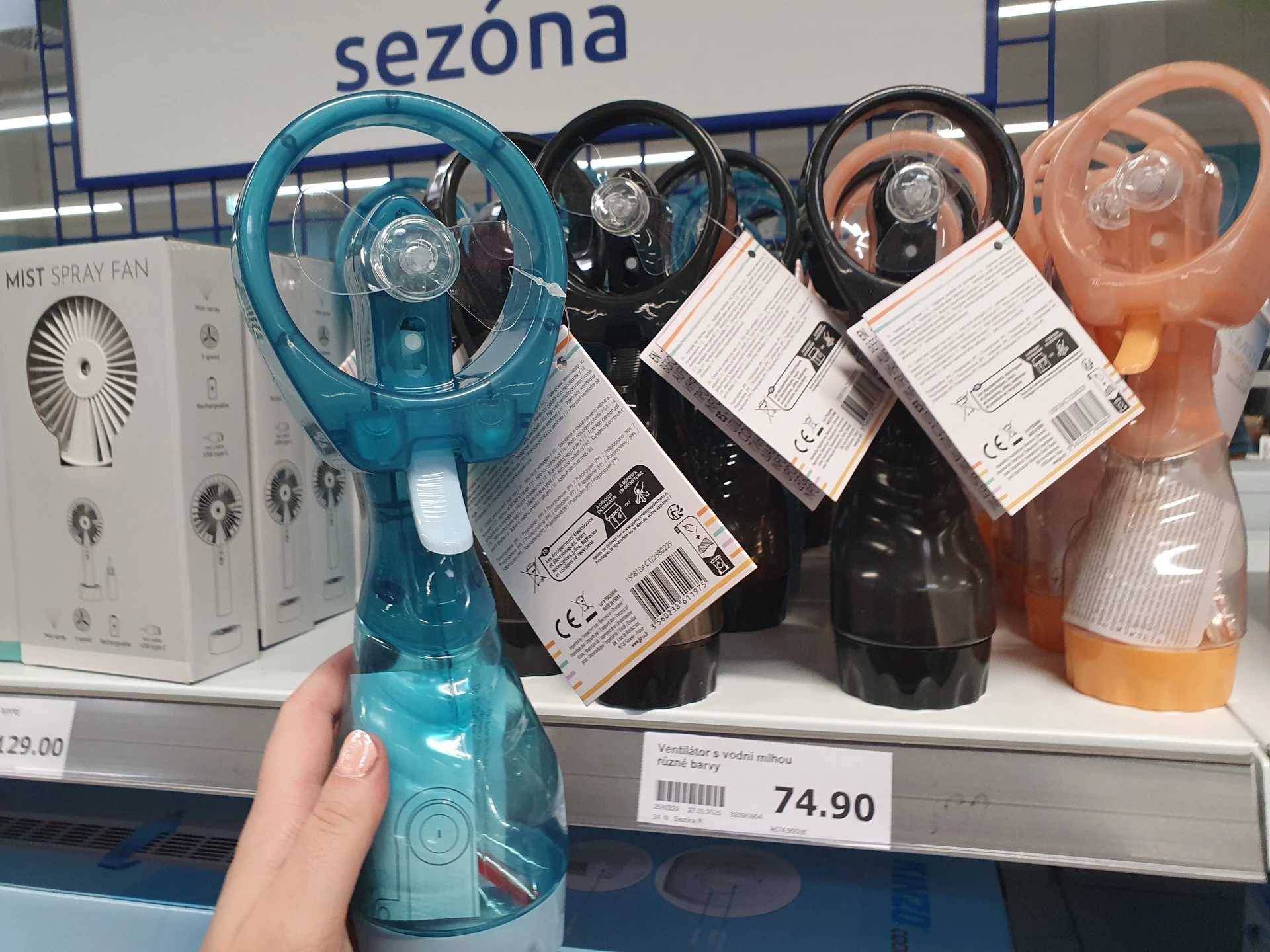 Ventilátor s vodní mlhou