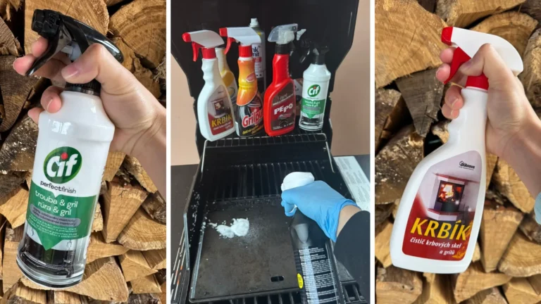 Nejlepší a&nbsp;nejhorší čističe grilů z&nbsp;testu: Cif účinkuje už za 2 minuty, Krbík propadl