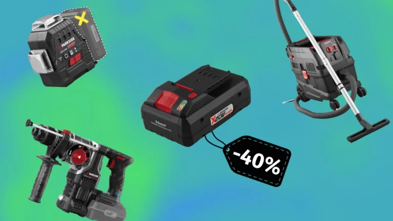 Parkside akumulátor o&nbsp;40&nbsp;%&nbsp;levnější nebo sleva 2&nbsp;000&nbsp;Kč&nbsp;na průmyslový vysavač Performance