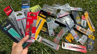 Přípravy největšího testu vrtáků a&nbsp;bitů začaly: Zařadila jsem DeWalt, Bosch, Parkside i&nbsp;kousky z&nbsp;Temu