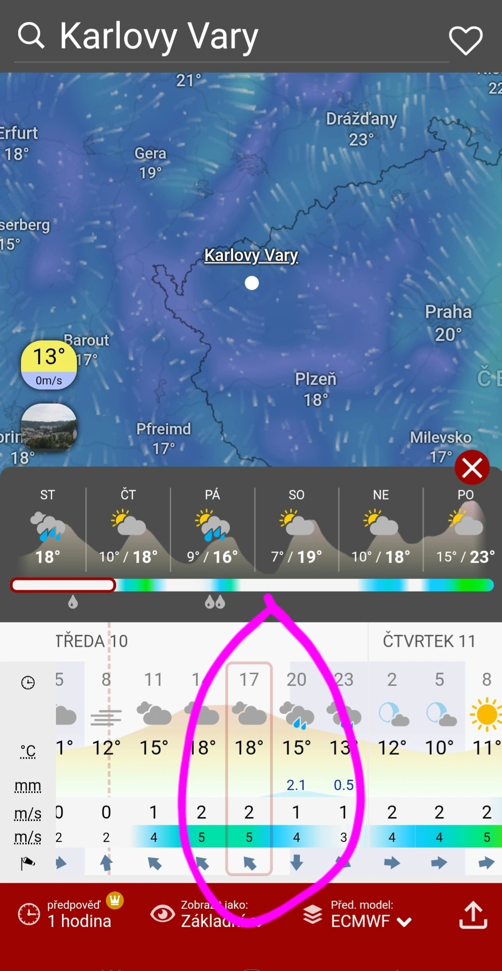 Windy Karlovy Vary