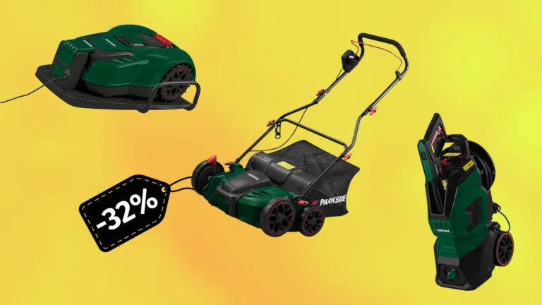 Akční Parkside na zahradu: Robotická sekačka, vysokotlaký čistič a&nbsp;vertikutátor až o&nbsp;32&nbsp;%&nbsp;levněji