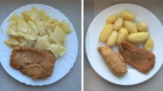 Nejhorší hotové řízky z&nbsp;testu: Apetit a&nbsp;Košík zklamaly, přílohy končily v&nbsp;koši