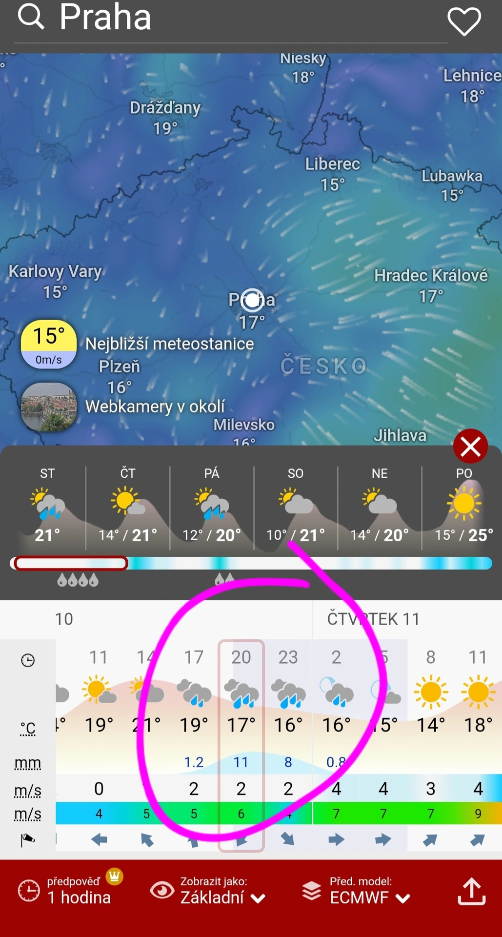 Windy Praha
