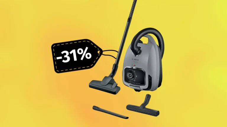 Sleva dne: Sáčkový vysavač Bosch s&nbsp;extra objemem teď koupíte levněji o&nbsp;31&nbsp;%