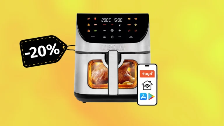 Sleva dne: Horkovzdušná fritéza Tesla je teď o&nbsp;20&nbsp;%&nbsp;levnější, zajistí křupavé, chutné a&nbsp;zdravější pokrmy
