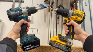 DeWalt DCD805&nbsp;vs. Makita DHP489&nbsp;(Test 2025): Silné profi vrtačky, každá vyniká jinde