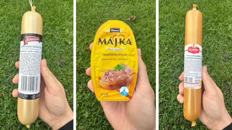 Nejhorší paštiky z&nbsp;testu (2025): Májka propadla chutí i&nbsp;složením, v&nbsp;některých není žádné maso