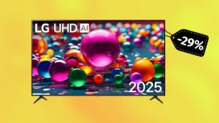 Sleva dne: Televize LG je nyní o 29 % levnější, úhlopříčku má přes 2 metry