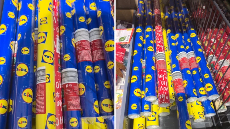 Lidl boří sociální sítě: Na Vánoce přichystal balící papír s&nbsp;vlastním logem