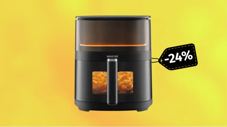 Sleva dne: Stylovou horkovzdušnou fritézu Sencor teď koupíte o&nbsp;24&nbsp;%&nbsp;levněji