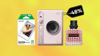 Sleva dne: Sadu Fujifilm Instax Mini EVO, filmu a&nbsp;parfému nyní koupíte o&nbsp;48&nbsp;%&nbsp;levněji
