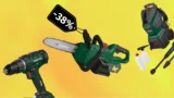 Parkside slevy až −38 %: Aku řetězová pila, sada s vrtačkou i tlakový čistič
