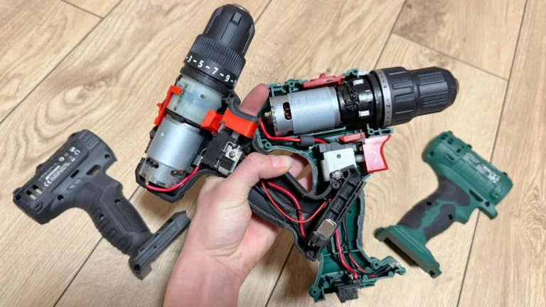 Rozebrala jsem levné aku vrtačky Parkside a Ferm: Konstrukce stejná, rozdíly jsou hlavně na papíře