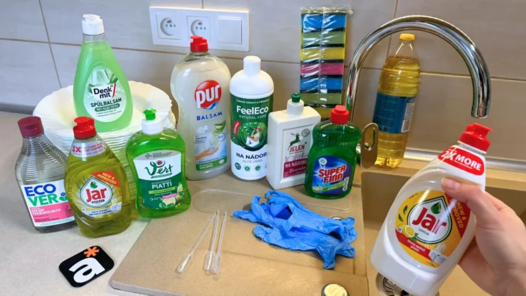 Test 9 prostředků na nádobí (2026): Nejdražší Jar utrpěl porážku, na 2. místě je ekologická alternativa